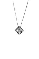 Collana Promesse Donna in Oro bianco Diamante PPLW020